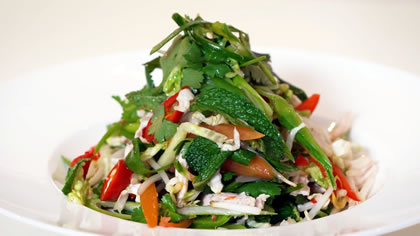 Vietnamese Poached Chicken Salad
